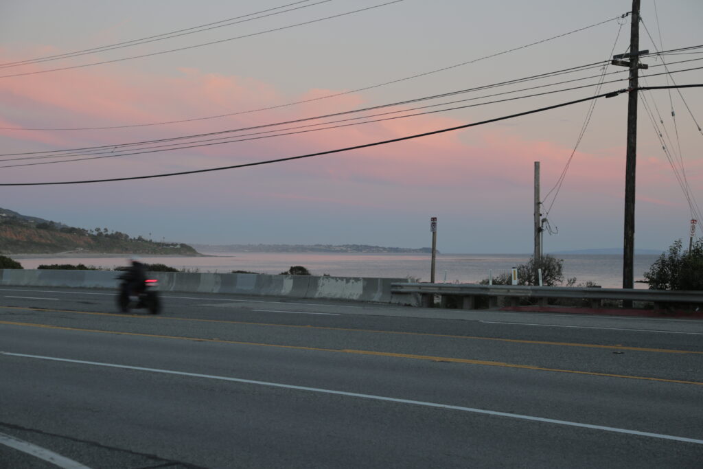 A sunset in Malibu